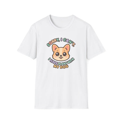 Plans With My Dog T-Shirt