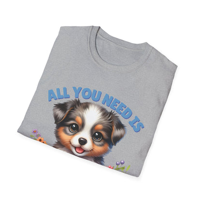 All You Need Is Love — Cute Rottweiler Puppy Unisex T-Shirt