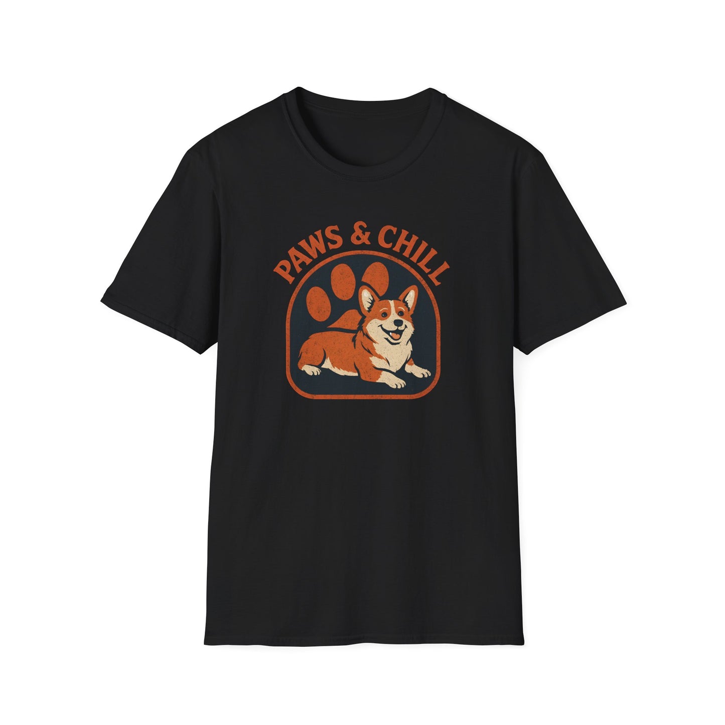 Corgi Paw Print T-Shirt