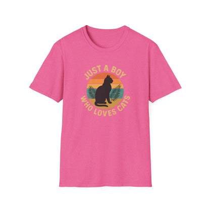 Boy Who Loves Cats T-Shirt