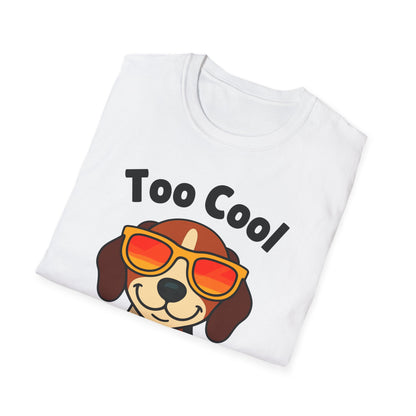 Too Cool Beagle Cute And Funny Unisex T-Shirt