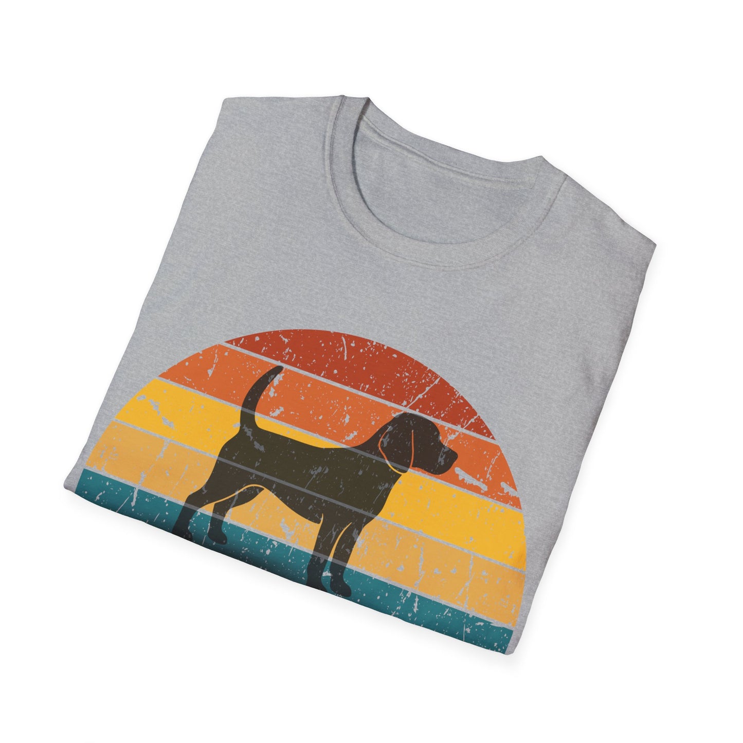 Retro Sunset Beagle Unisex T-Shirt
