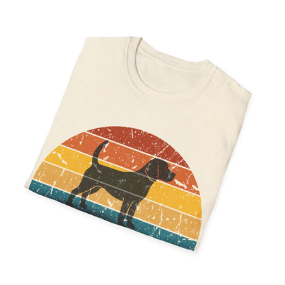 Retro Sunset Beagle Unisex T-Shirt