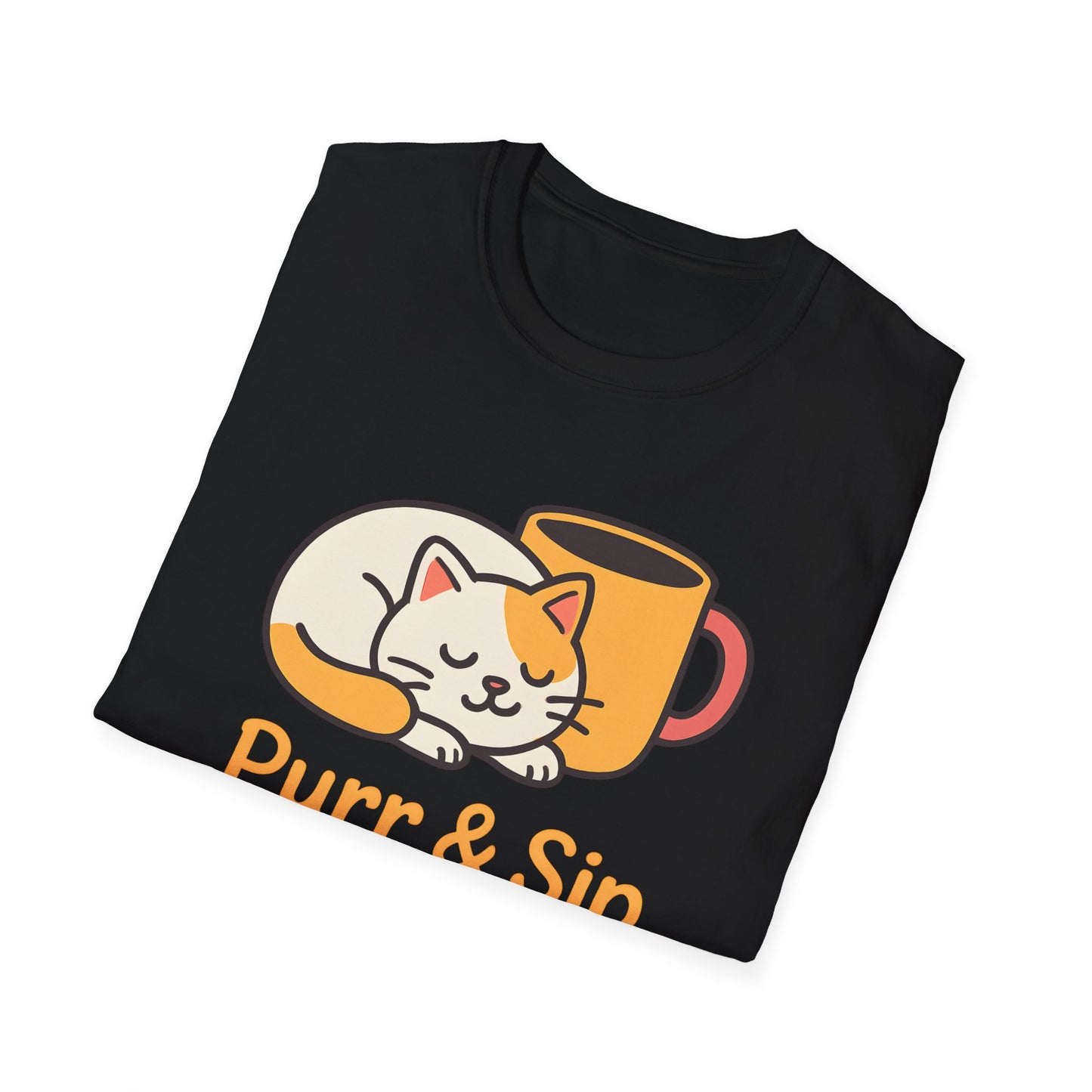 Purr and Sip Logo T-Shirt