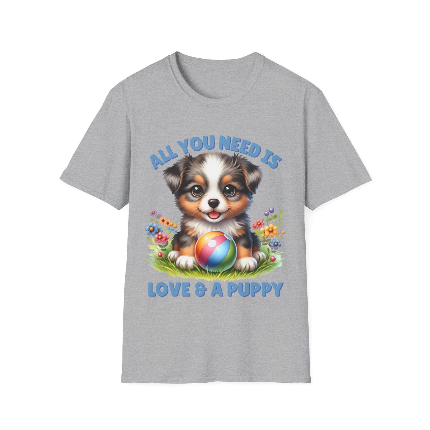 All You Need Is Love — Cute Rottweiler Puppy Unisex T-Shirt